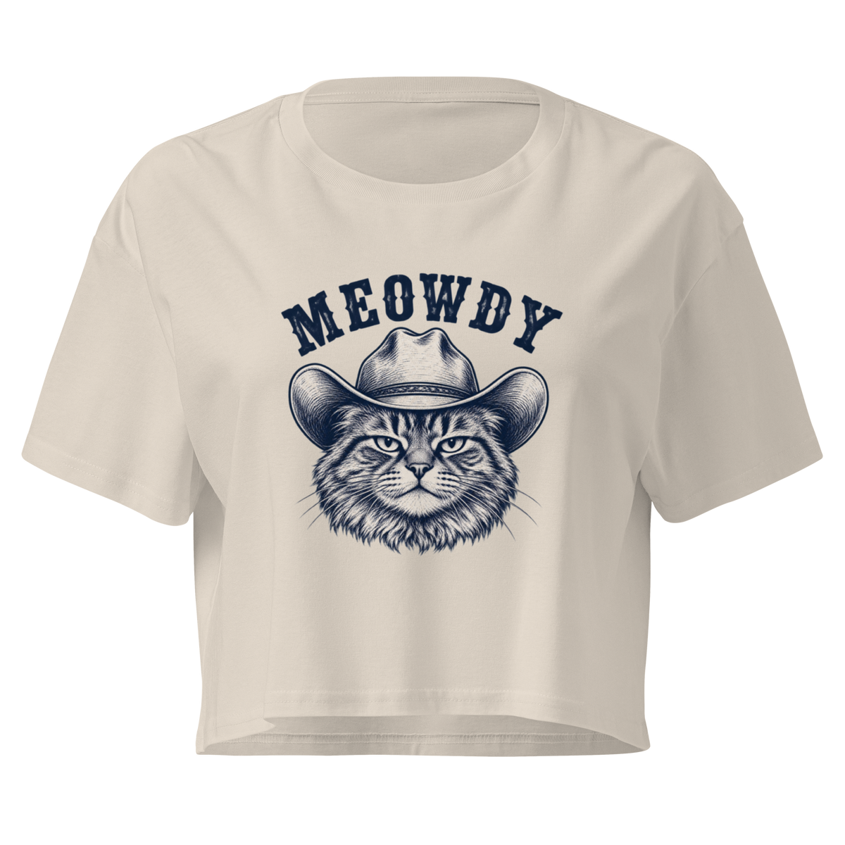 Meowdy Relaxed Crop Top