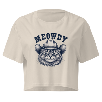 Meowdy Relaxed Crop Top