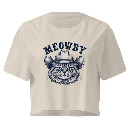 Meowdy Relaxed Crop Top