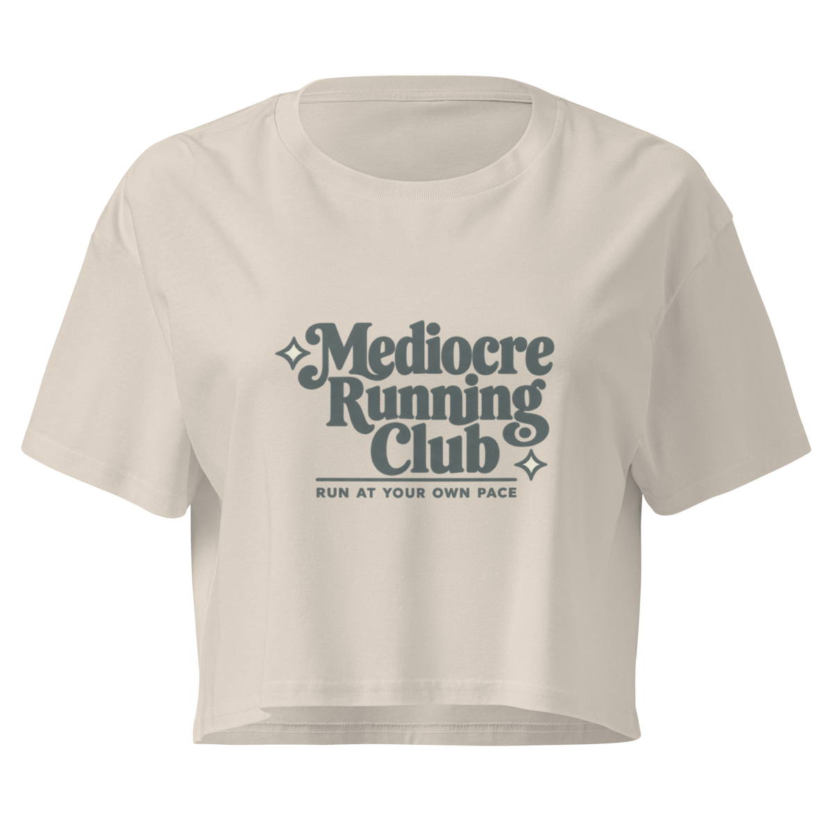 Mediocre Running Club Relaxed Crop Top