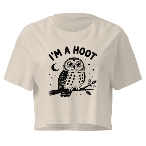 I'm a Hoot Relaxed Crop Top