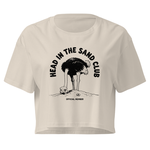 Head in the Sand Club Relaxed Crop Top