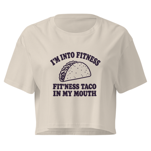 Fit’ness Taco in My Mouth Relaxed Crop Top