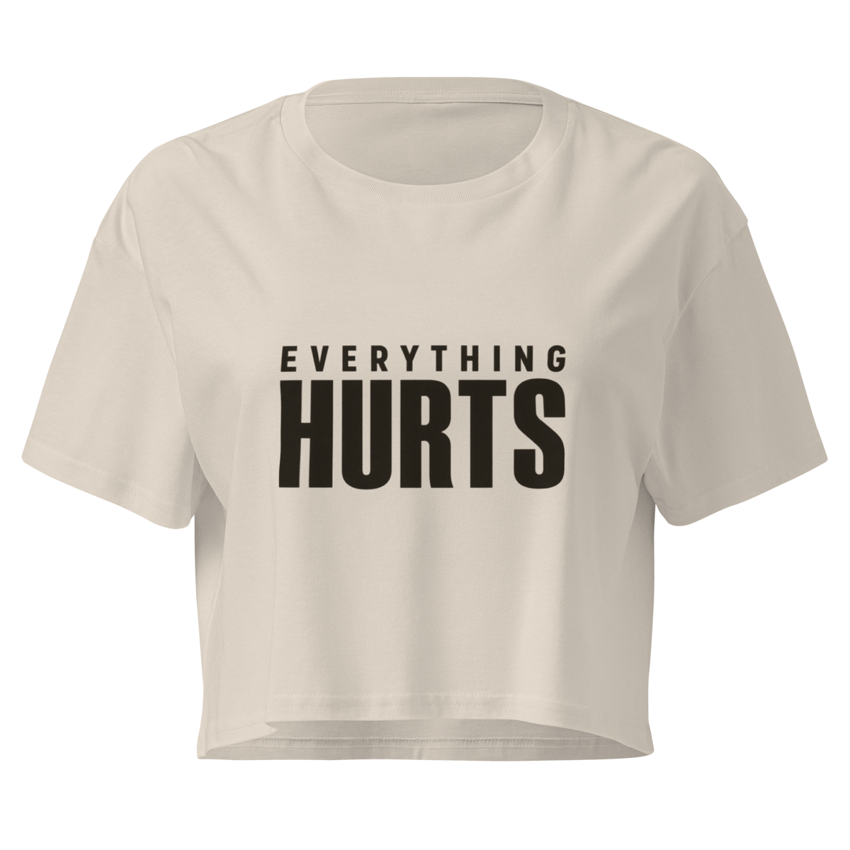 Everything Hurts Relaxed Crop Top