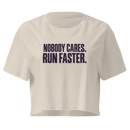 Run Faster Relaxed Crop Top
