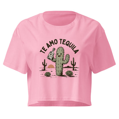 Te Amo Tequila Relaxed Crop Top