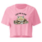 Leaf Me Alone (Fox) Relaxed Crop Top