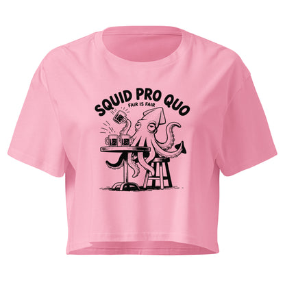 Squid Pro Quo Relaxed Crop Top