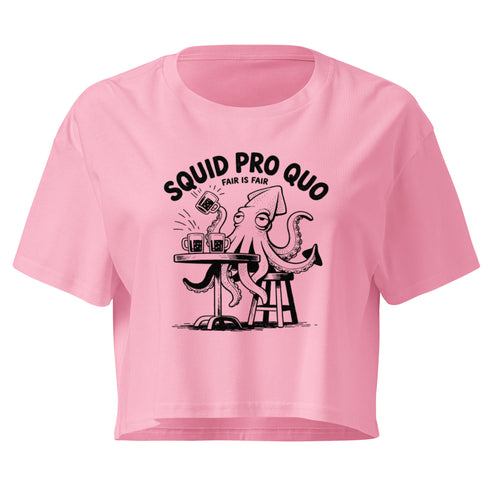 Squid Pro Quo Relaxed Crop Top