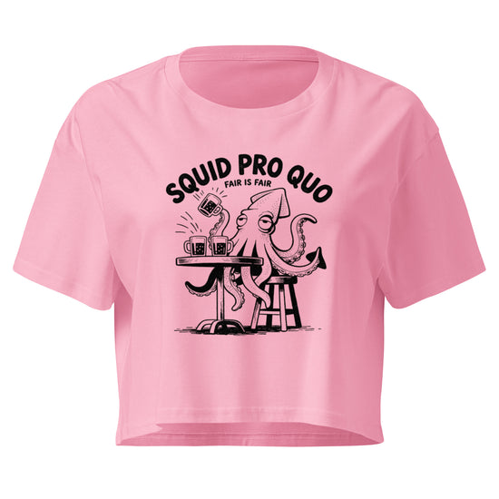 Squid Pro Quo Relaxed Crop Top