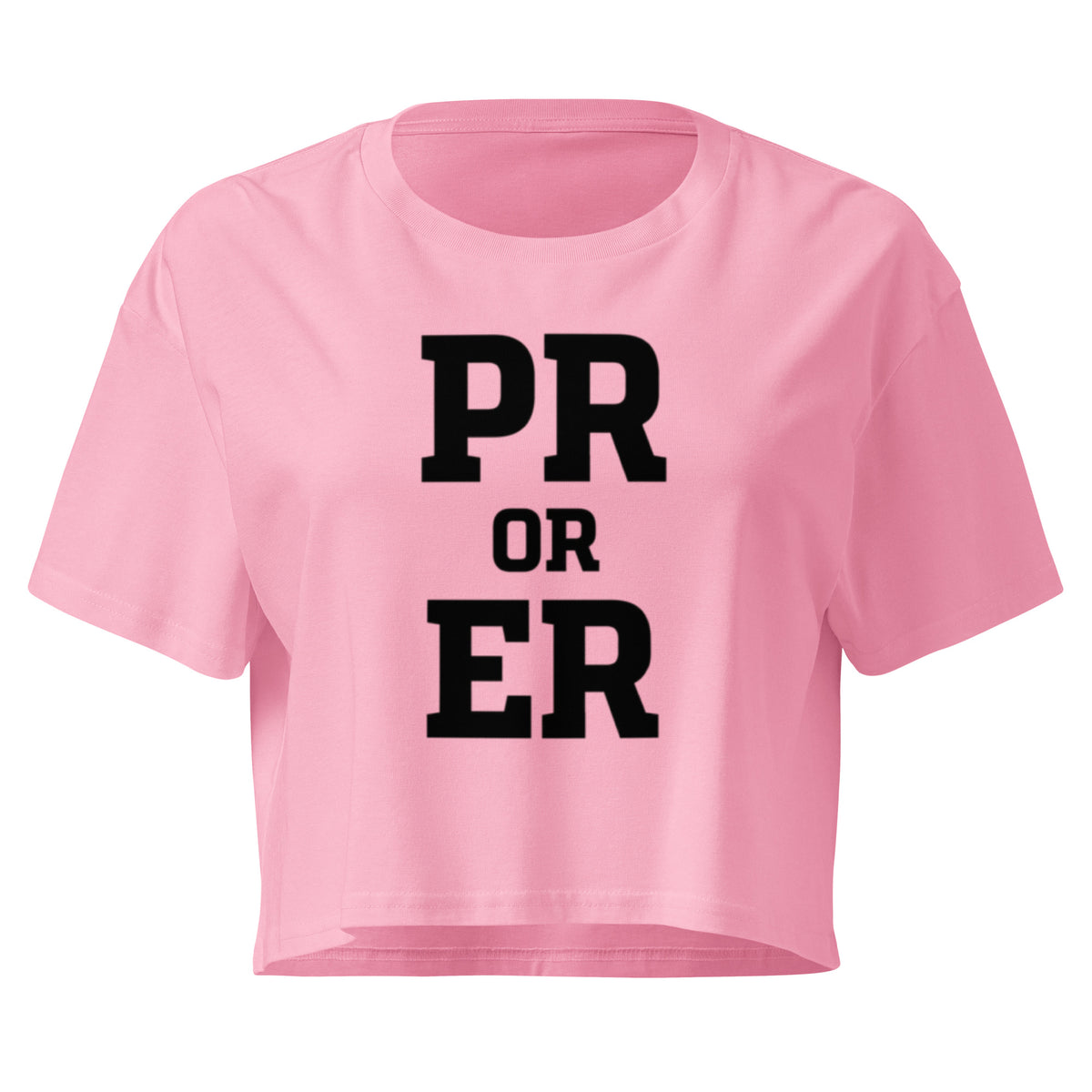 PR or ER Relaxed Crop Top