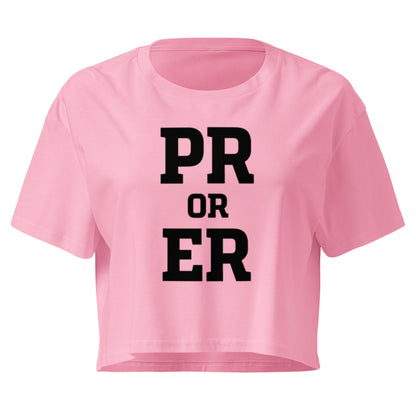 PR or ER Relaxed Crop Top