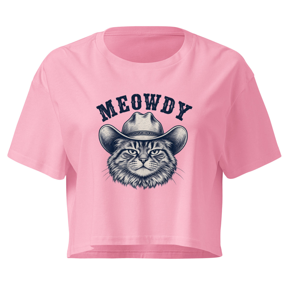 Meowdy Relaxed Crop Top