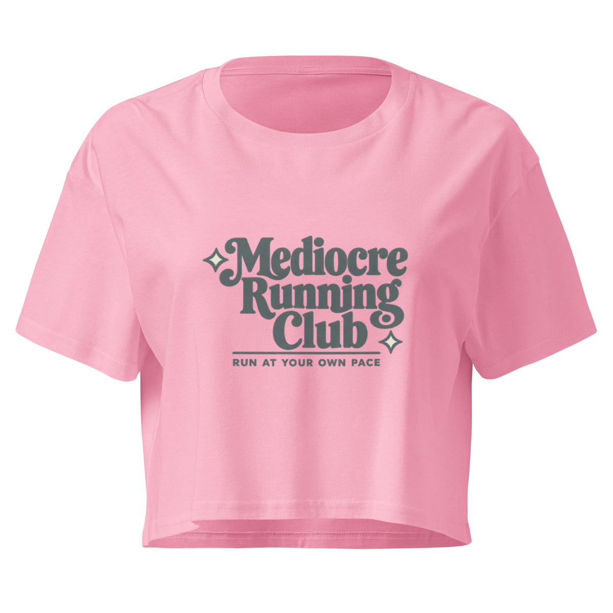 Mediocre Running Club Relaxed Crop Top