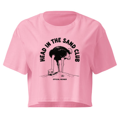 Head in the Sand Club Relaxed Crop Top