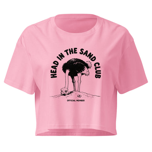 Head in the Sand Club Relaxed Crop Top