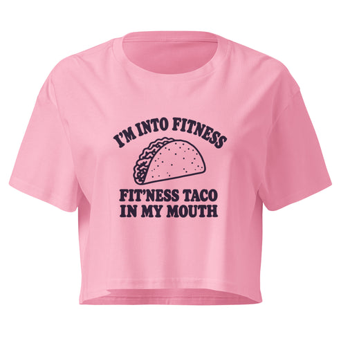 Fit’ness Taco in My Mouth Relaxed Crop Top