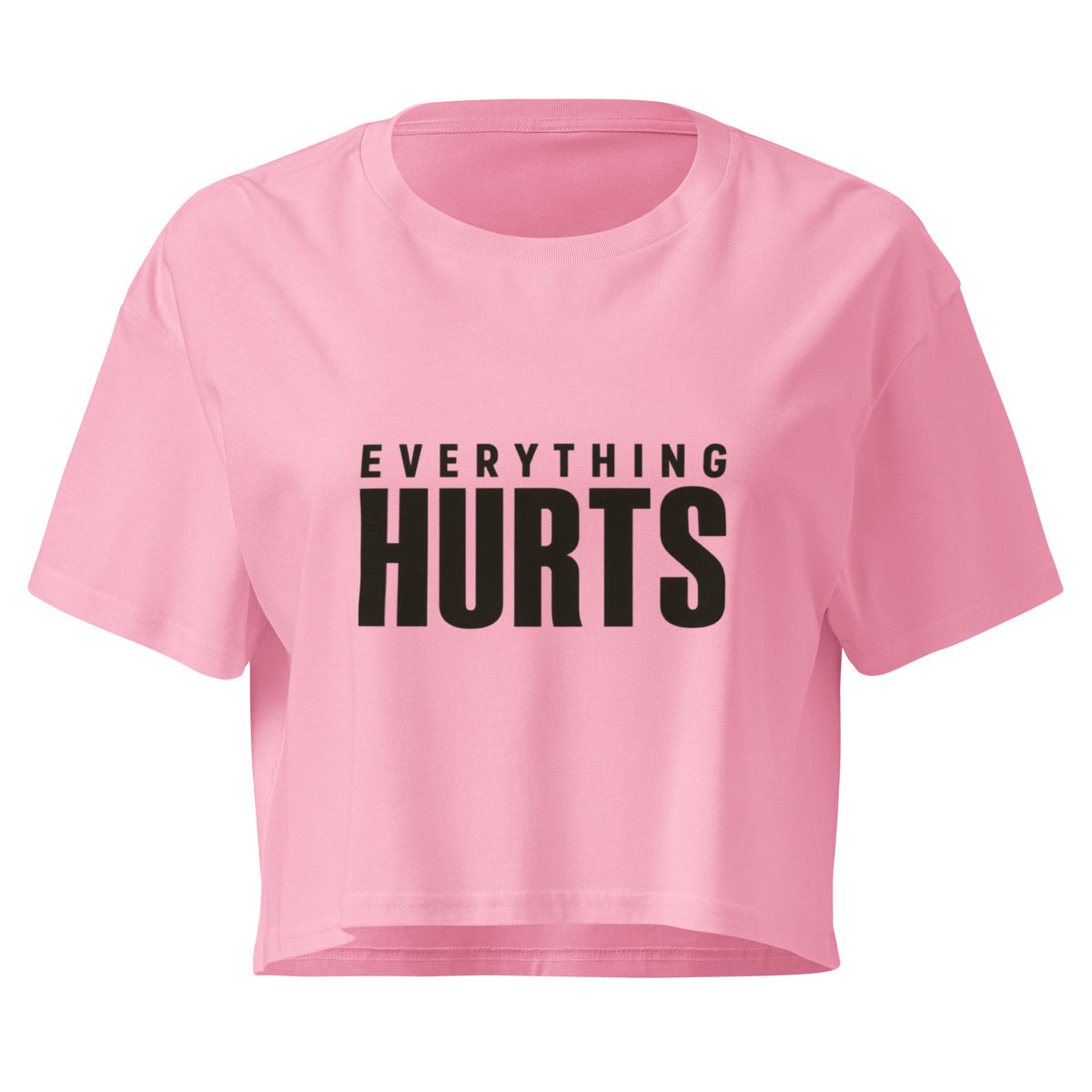 Everything Hurts Relaxed Crop Top