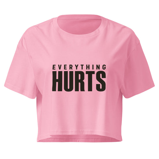 Everything Hurts Relaxed Crop Top
