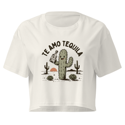 Te Amo Tequila Relaxed Crop Top