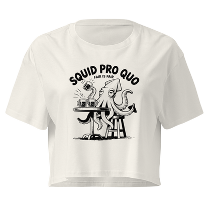 Squid Pro Quo Relaxed Crop Top