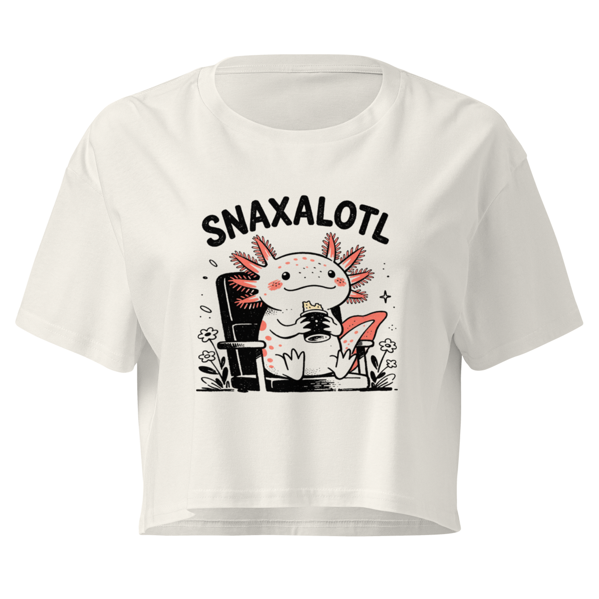 Snaxalotl Relaxed Crop Top