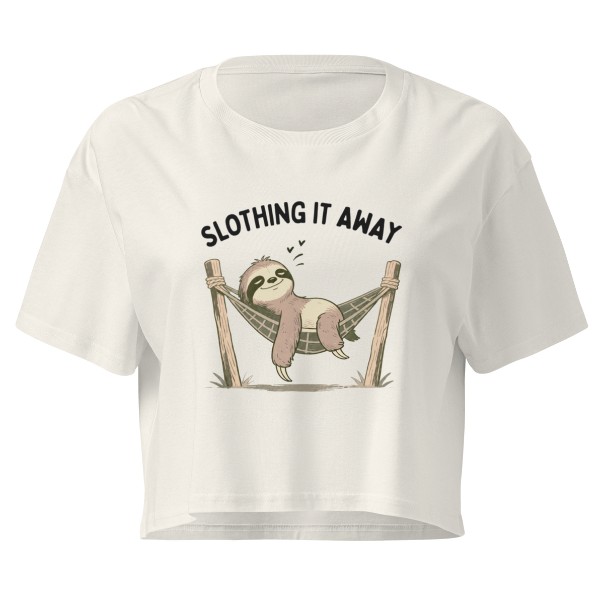 Slothing It Away Relaxed Crop Top