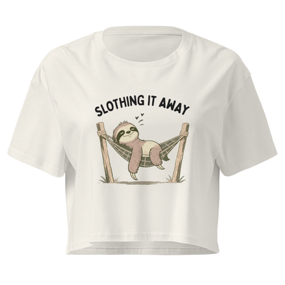 Slothing It Away Relaxed Crop Top