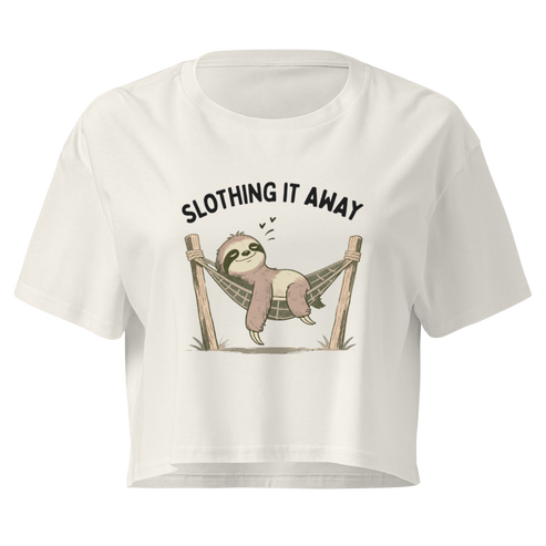 Slothing It Away Relaxed Crop Top