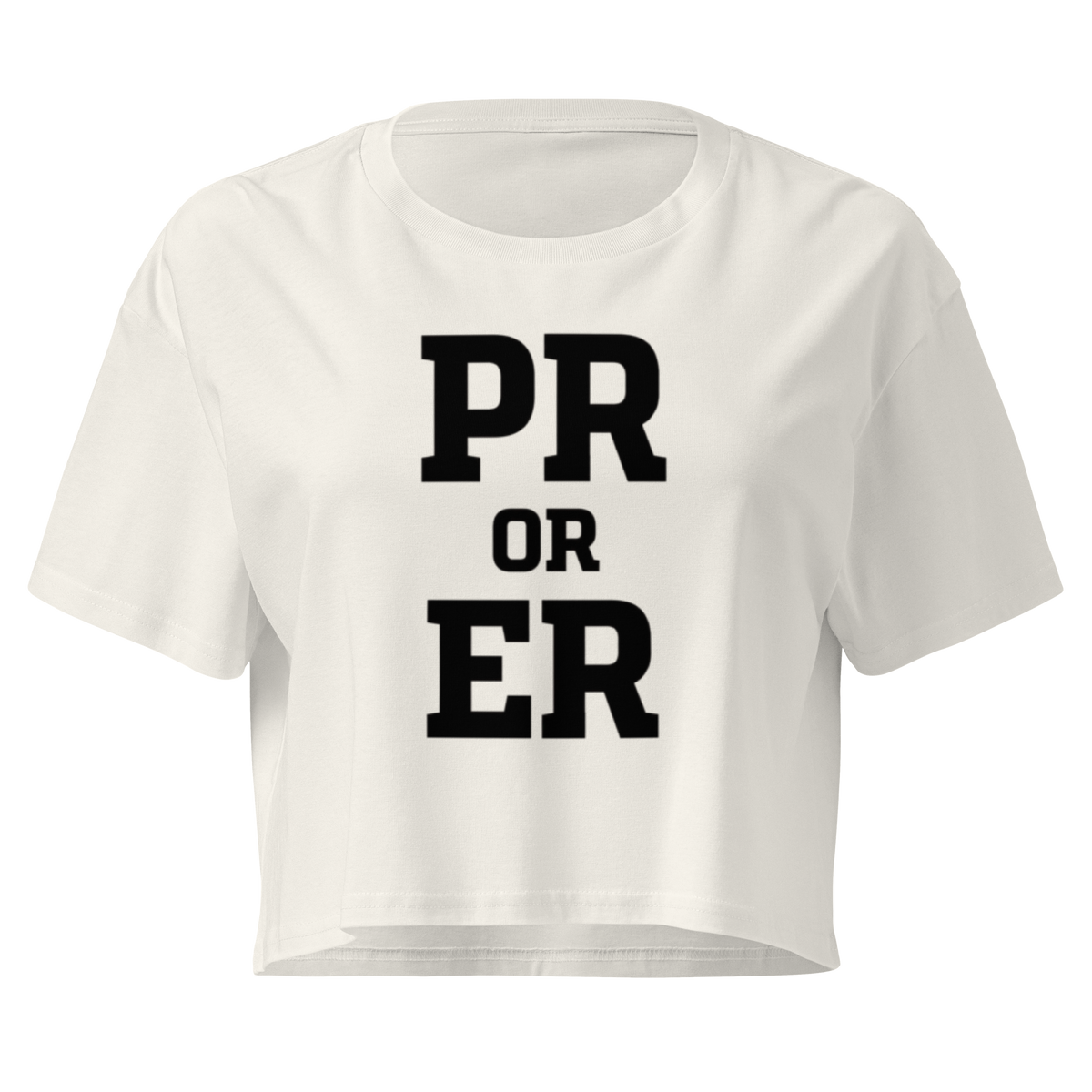 PR or ER Relaxed Crop Top