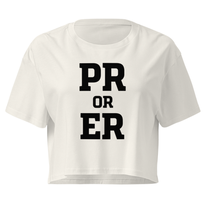 PR or ER Relaxed Crop Top