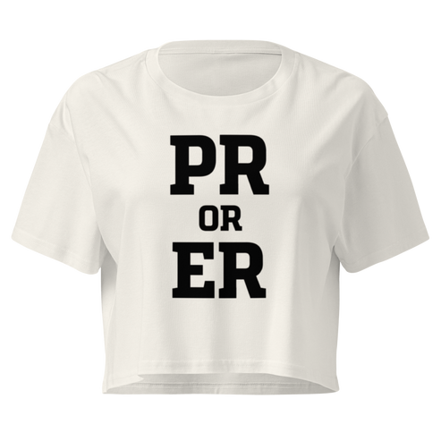 PR or ER Relaxed Crop Top