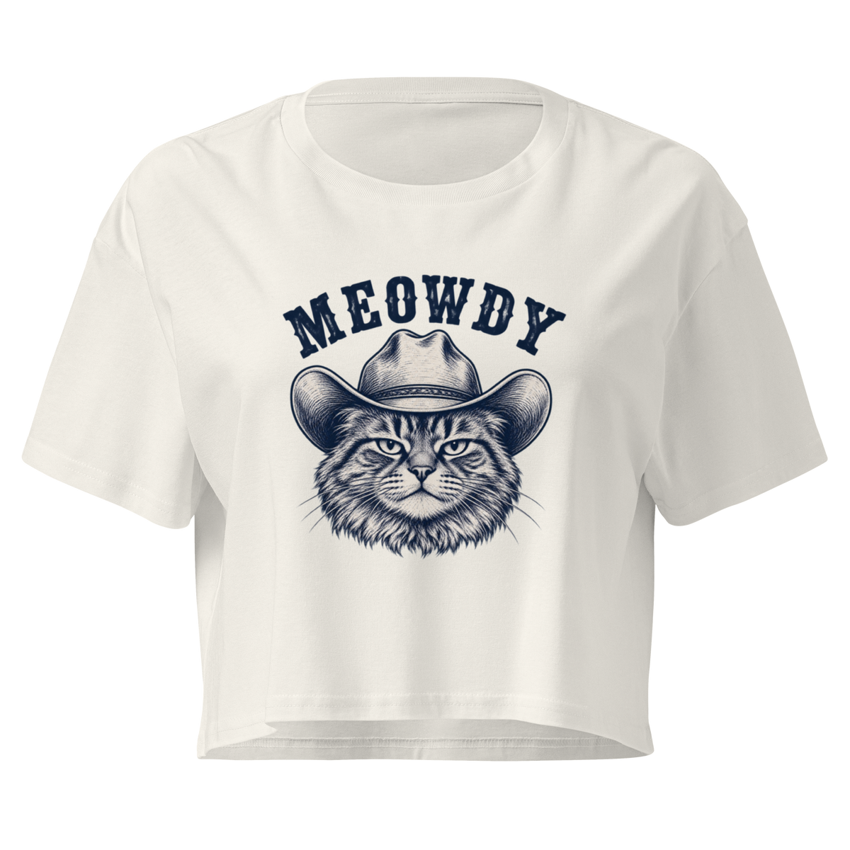 Meowdy Relaxed Crop Top