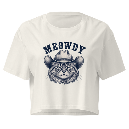 Meowdy Relaxed Crop Top