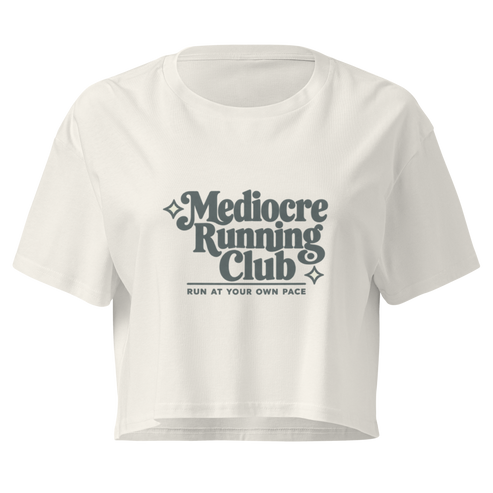Mediocre Running Club Relaxed Crop Top