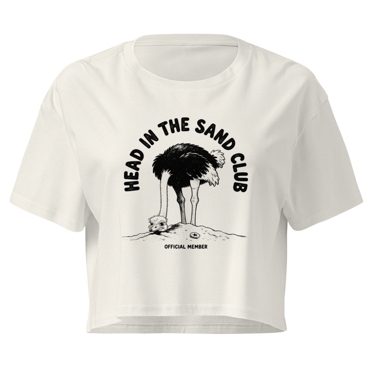 Head in the Sand Club Relaxed Crop Top