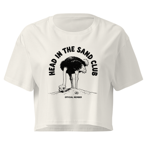 Head in the Sand Club Relaxed Crop Top