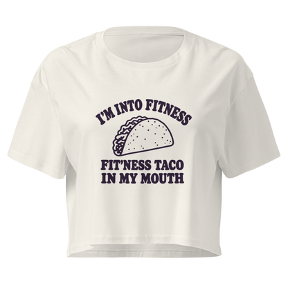 Fit’ness Taco in My Mouth Relaxed Crop Top