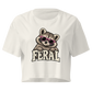Feral Raccoon Relaxed Crop Top