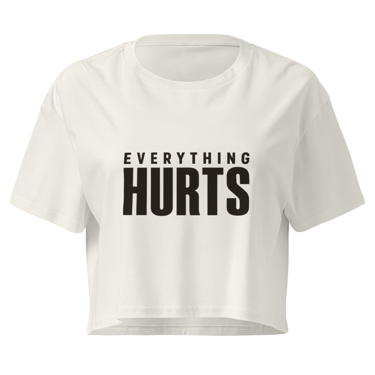 Everything Hurts Relaxed Crop Top