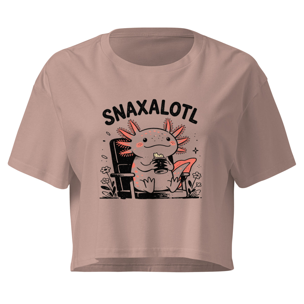 Snaxalotl Relaxed Crop Top