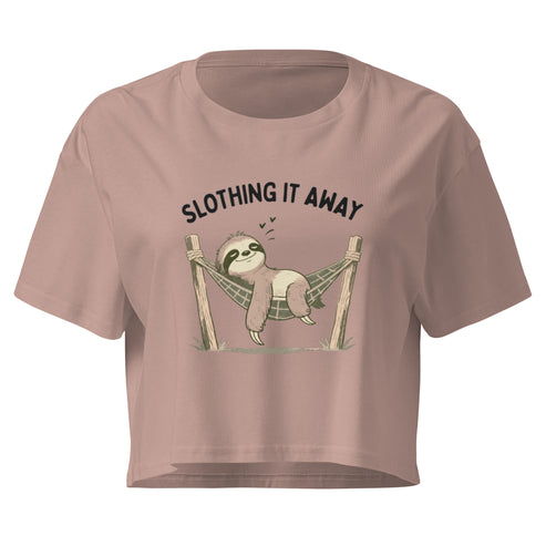 Slothing It Away Relaxed Crop Top