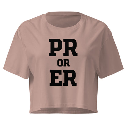 PR or ER Relaxed Crop Top