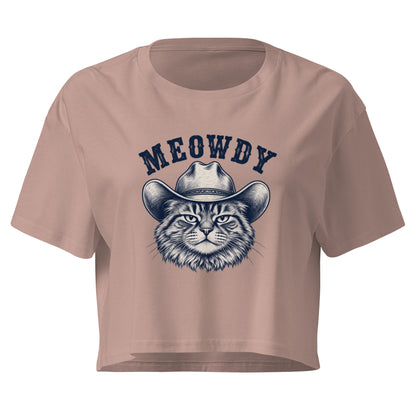 Meowdy Relaxed Crop Top
