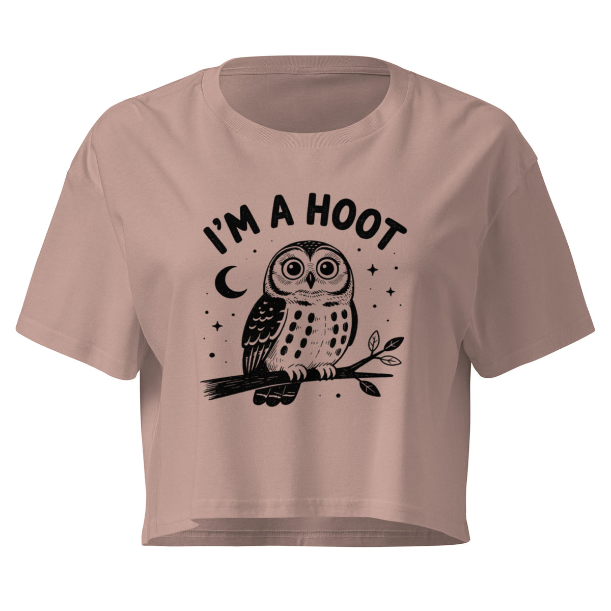 I'm a Hoot Relaxed Crop Top