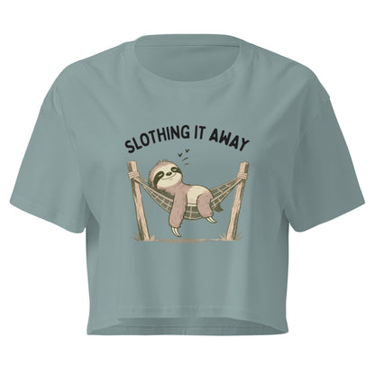 Slothing It Away Relaxed Crop Top