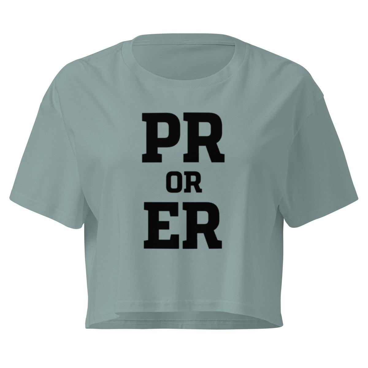 PR or ER Relaxed Crop Top