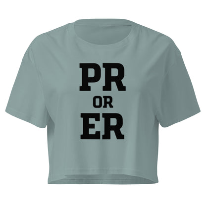 PR or ER Relaxed Crop Top