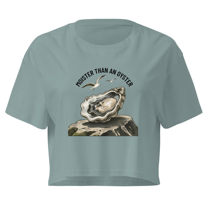 Moister Than an Oyster Relaxed Crop Top