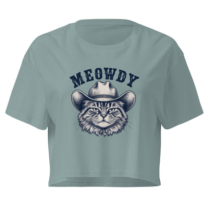 Meowdy Relaxed Crop Top